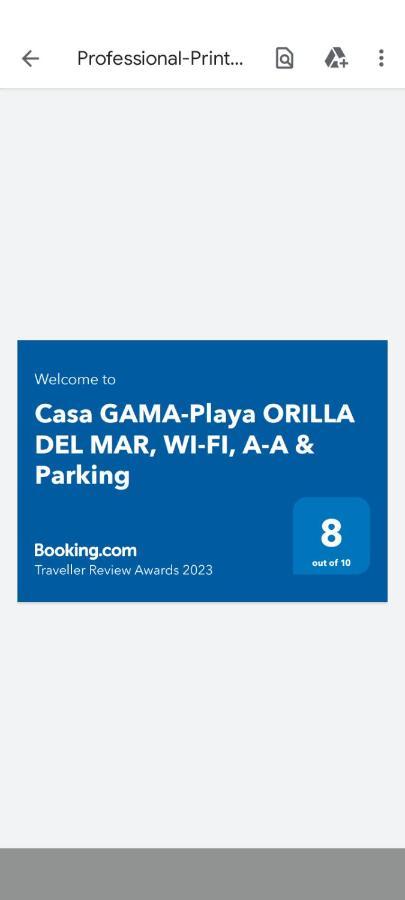 Casa Gama-Playa Orilla Del Mar, Beach And Town Boxol Eksteriør billede